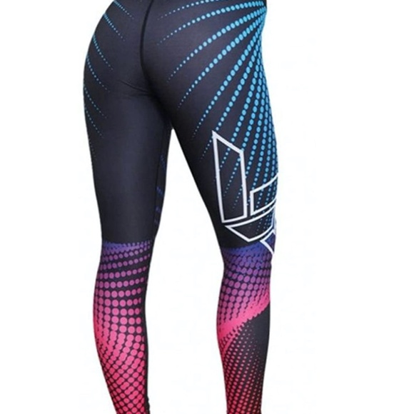 ESNU Pants - Women Stretch Print Yoga Tights Leggings